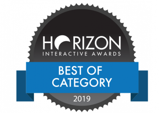 Horizon Interactive Awards Best of Category 2019 badge
